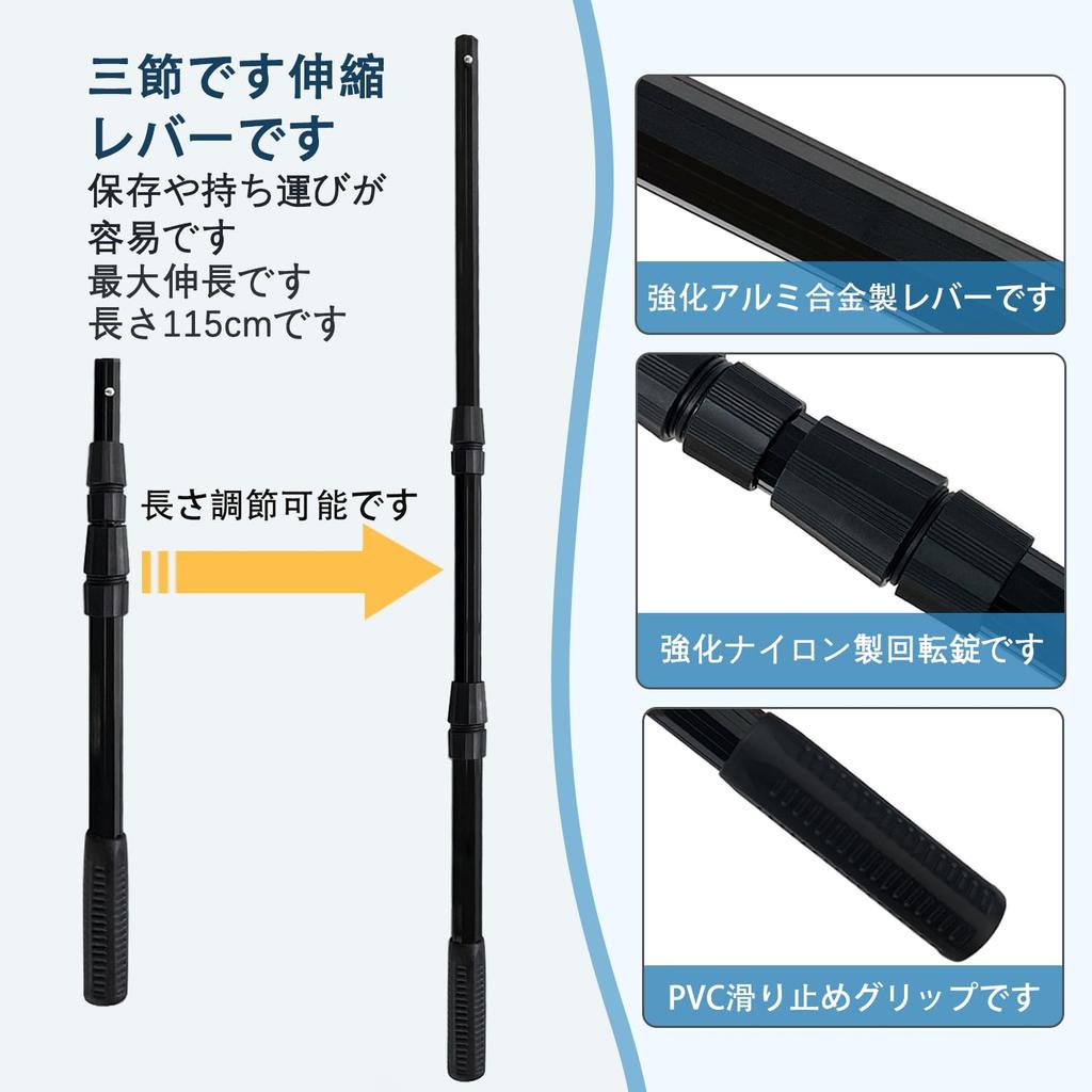 PRO FISHING Extendable Rubber Fishing Net Landing Net for Medium to Large Fish Lightweight Aluminum Body Portable Fishing Net Gasagasa Net Hexagonal