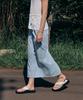 Lamerei H-Line Denim Long Skirt[Lmbesudn5208]-Light Blue