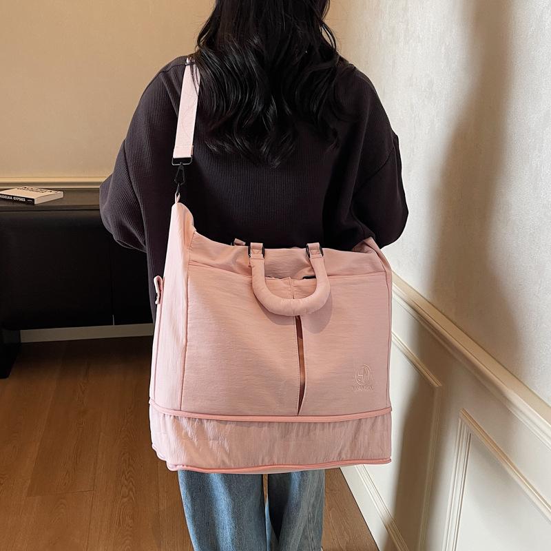 New large-capacity multi-functional travel bag women's wet and dry fitness bag portable business trip boarding luggage