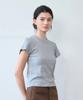 Eoldileu Basic Tencel T-Shirt, Melange Gray