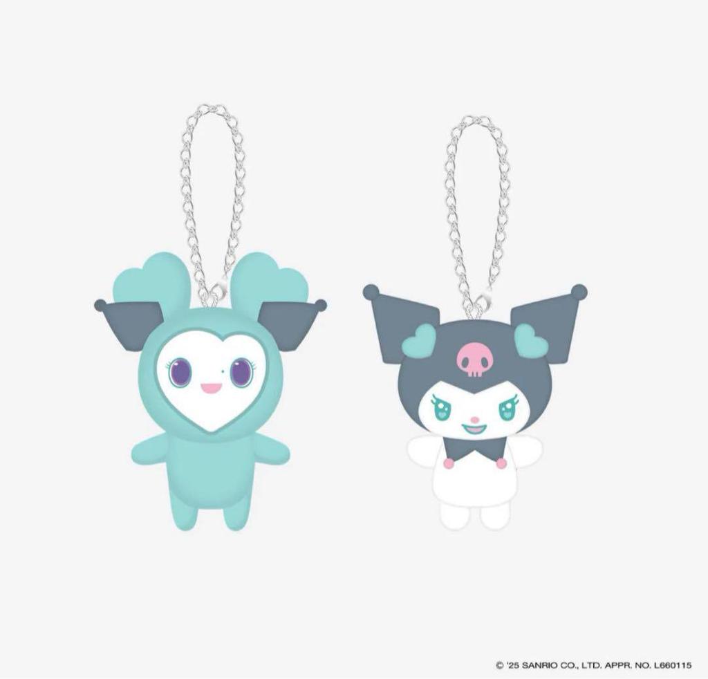 [USED] TWICE Pop-up Bag Charm Mina, Miburi, Kuromi, Sanrio