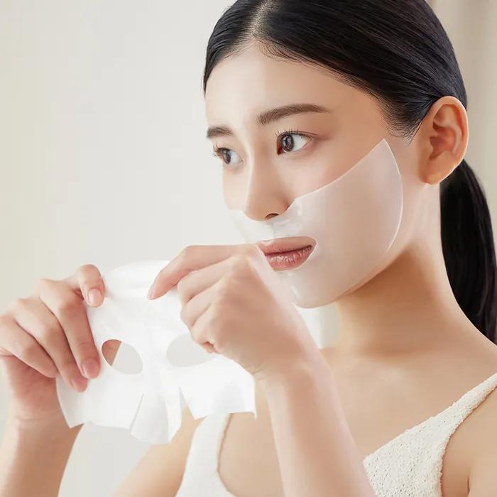 Radiant Elastic Collagen Mask Pack _ Wellderma Sapphire Collagen Impact Hydrogel Fitting Mask Pack 4 Sheets