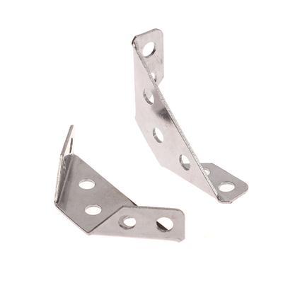 10Pcs Universal Furniture Corner Connector Stainless Steel Corner Brace Heavy Duty Angle Shelf Brackets For Wood