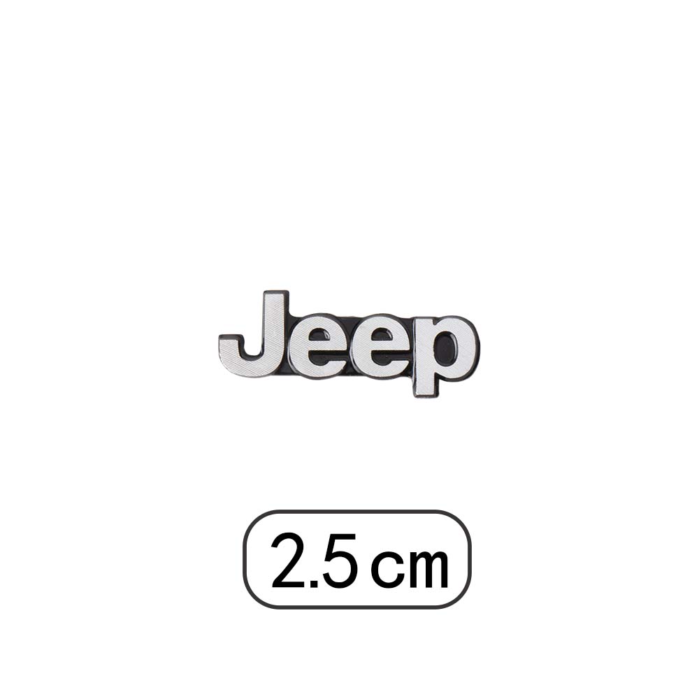 2/4PCS Car Audio Sticker 3D Metal Auto Badge Decal Decoration Accessories For Jeep Renegade Wrangler Compass Cherokee JK Rubicon