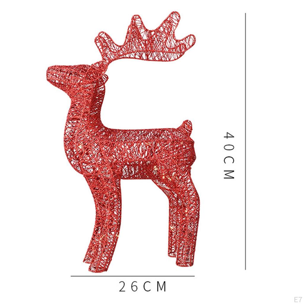 Peaceful Deer Decor Lighted Figurine for Room Bedroom