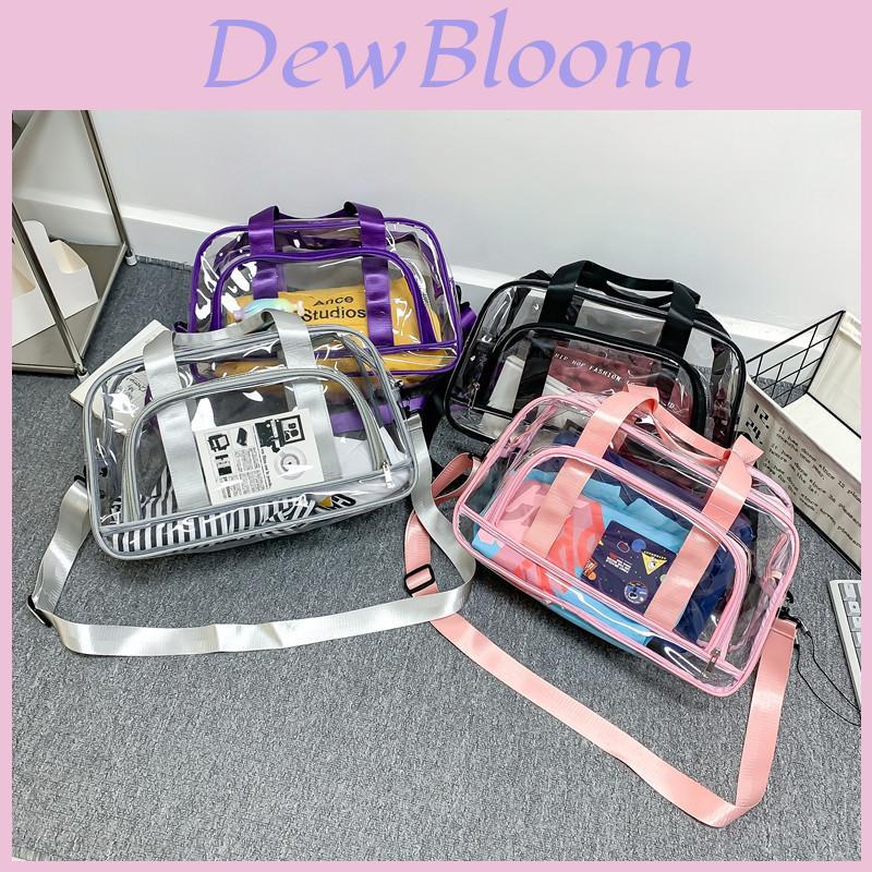 Borsa da Viaggio Grande Capacità Impermeabile in PVC con Design Trasparente per Viaggi Casual