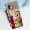 Case For Xiaomi Mi 15 14 13 12 11 Lite 15T 13T 12T Pro Poco X7 X6 X5 Pro 5G X3 NFC F7 F6 F5 Cover Funny Cartoon Korean Cat