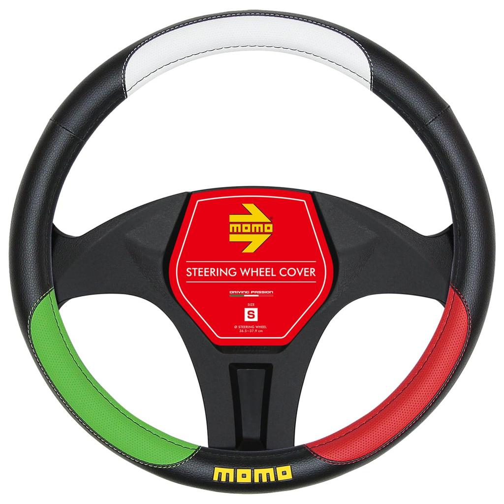 MOMO TRICOLORE Steering Wheel Cover, Italy, Milan, Size Small
