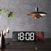 Large Screen Clock LED Clock Mirror Large Digital LED Clock Home Electronic Alarm Clock Large Screen Plug In Clock Wall Mounted
