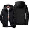 New 2026 Men's Jacket Windbreaker Autumn/Winter Hooded Bomber Jacket Casual