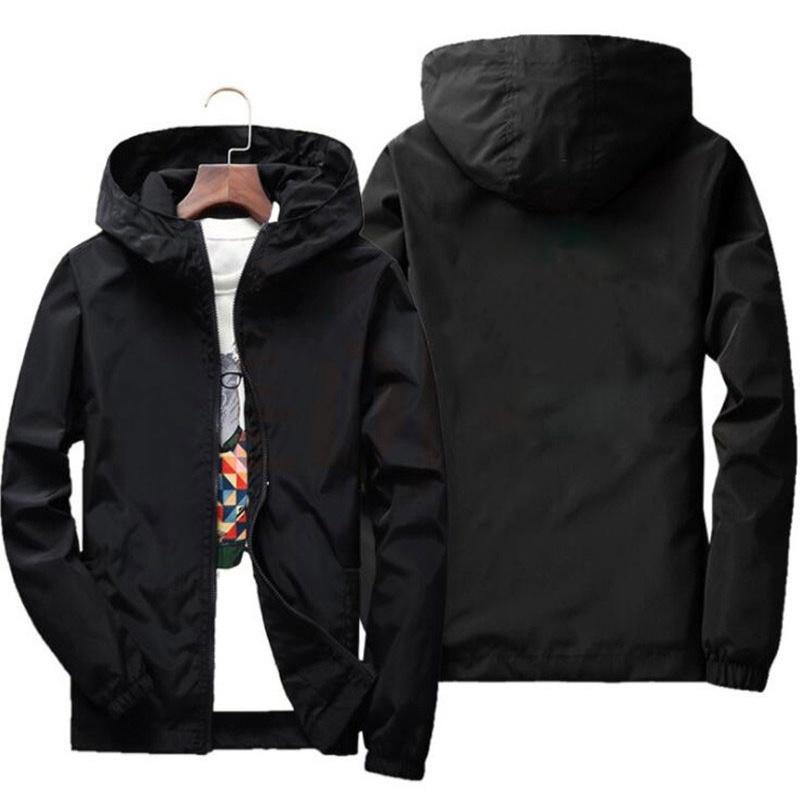 New 2026 Men's Jacket Windbreaker Autumn/Winter Hooded Bomber Jacket Casual
