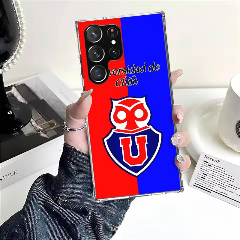 De Chile U-University Logo For Samsung Galaxy Note 20 Ultra 9 8 10 Pro Phone Case S10E S10 Lite S9 Plus S8 + S7 Edge A6 A7 A8 J4