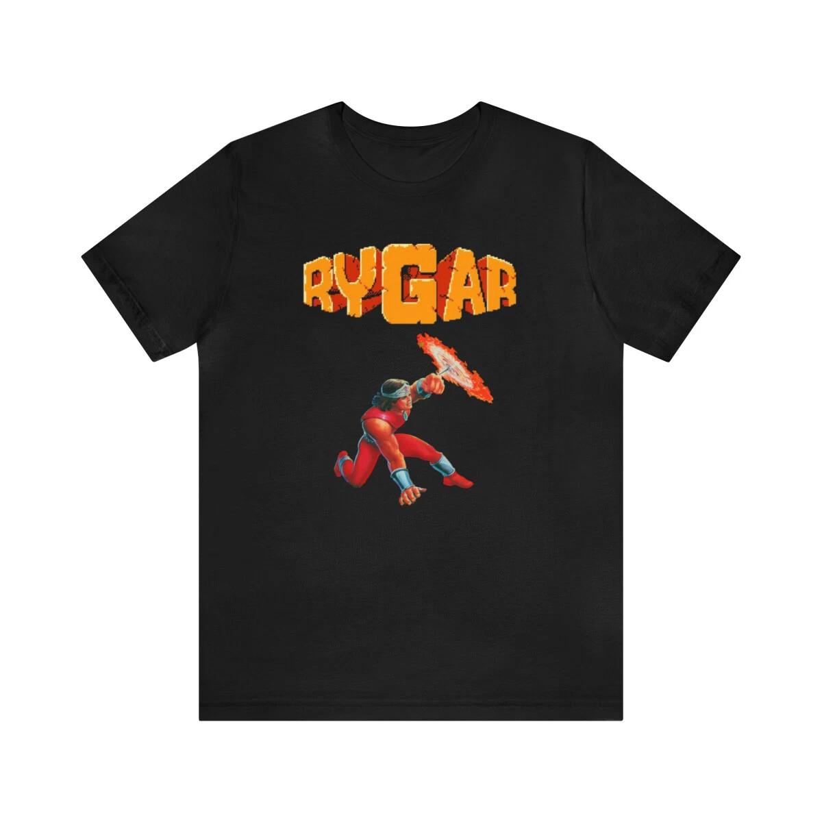 Rygar NES Pixel Art Retro Style Unisex Short Sleeve Tee 100% Cotton T-shirt Mens Tees Top 2XL