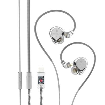 Hidizs ST2 Nebula with ESS ES9218AC Pro Chip Dual Magnetic Circuit Dynamic with Microphone In-Ear Monitors, Wired, Type-C, Microphone, DAC,