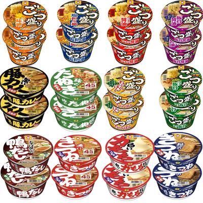 Maruchan Assortment Set 12 Types 24 Meals with Coconut Crackers