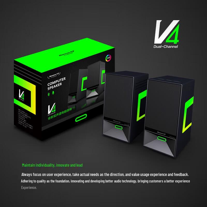 Newmine V4 Bluetooth 5.3 Desktop Speakers