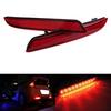 Red Lens LED Bumper Reflectors For Honda CR-Z CRV Insight Taillight Brake Lights