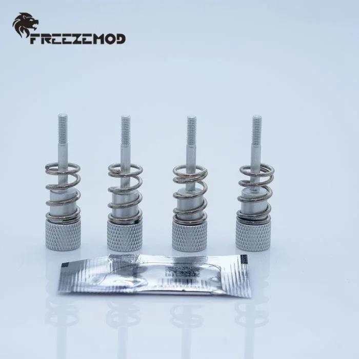 

FREEZEMOD computer CPU water cooling block fixing screw all aluminum alloy I7 Ryzen INTEL AMD AM4. PJ-CSLS 115X срібний