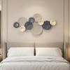 Metal Wall Art, Modern Hanging Wall Decor with Multi-Disc Design for Living Room Bedroom Dining Room