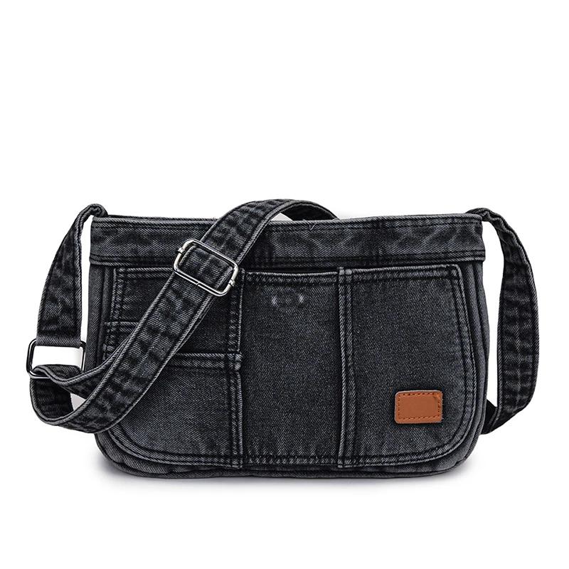 Denim Shoulder Bag for Women  Small Backpack  Shopping Bag  Student Retro Bag  Girl and Old  Korean Fashion  New