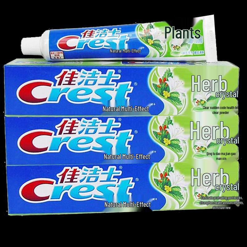 Crest Herbal Crystal 90g Toothpaste 3-Pack