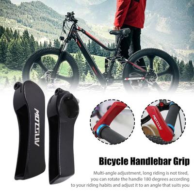 1 paio di impugnature per manubrio della bicicletta in lega di alluminio resistente, ergonomiche, antiscivolo, per MTB, strada, mountain bike, manubrio, accessori per biciclette