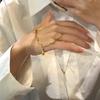 Irregular Ripple Water Drop Necklace Women's Light Luxury Niche Design High-end Fashion Exquisite Pendant Necklace