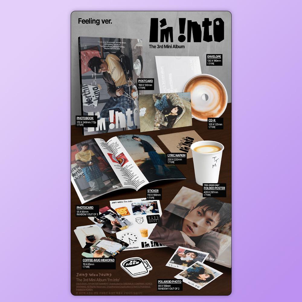 (PRE-ORDER) WOOYOUNG - 3rd Mini Album I’m Into