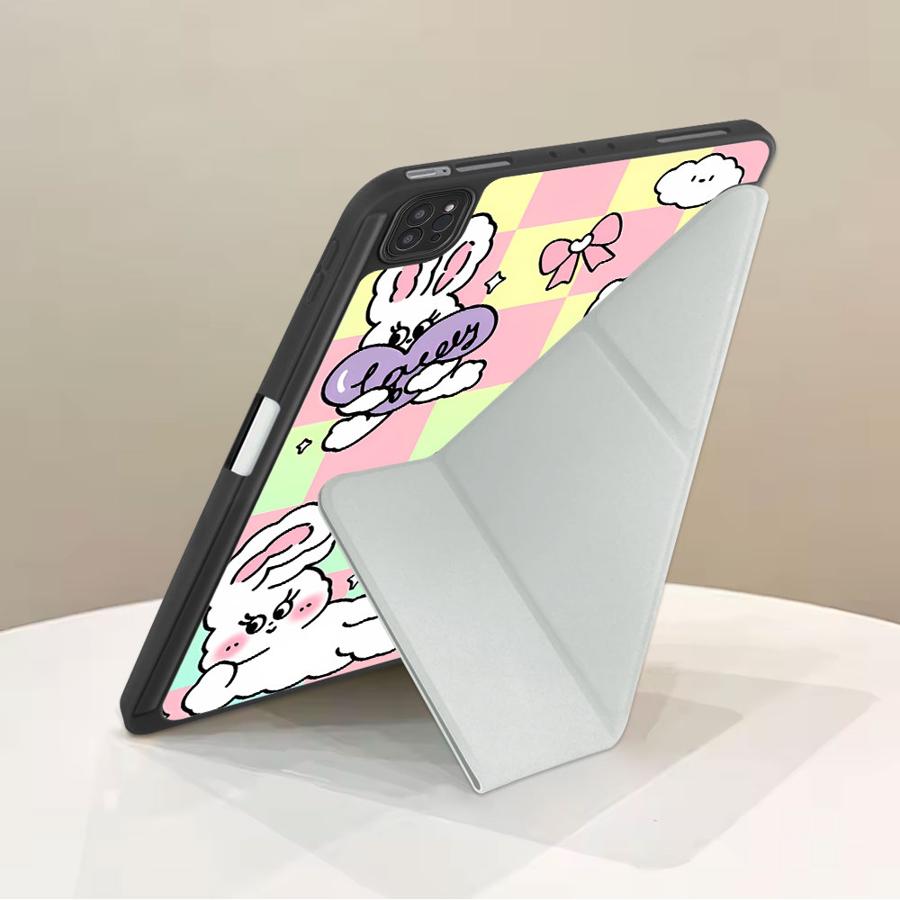 Holder Cover Tablet Case For iPad Pro 11th 10th 9th 8th 7th 12.9inch Mini 6 7 Pro 2025 Air 4 5 M3 M2 1 2 M4 11inch Kind-hearted