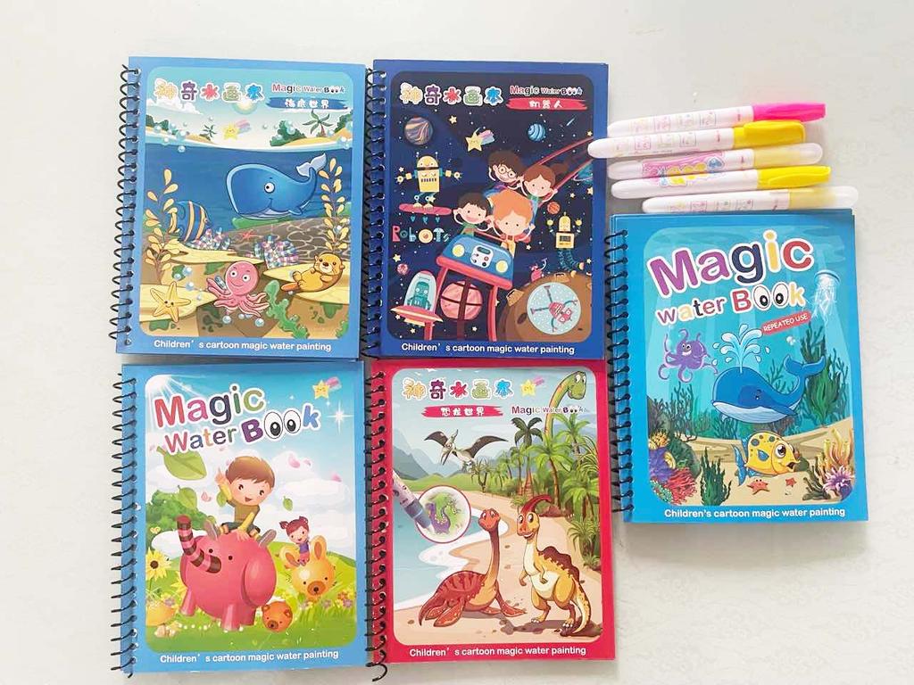 Top-Grade Reusable First-Class Magic Top-Grade Water High-Standard Drawing Superior-Grade Coloring High-Standard Book Youngsters High-Standard