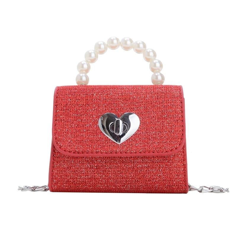 Очаровательная детская маленькая сумочка для девочек с модной цепочкой. Доступны веселые цвета.