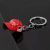 1pc Red Hat Men's Hip Hop Keychain, Fashion Player Cool Keychain Accessories Gift for Daily Wear