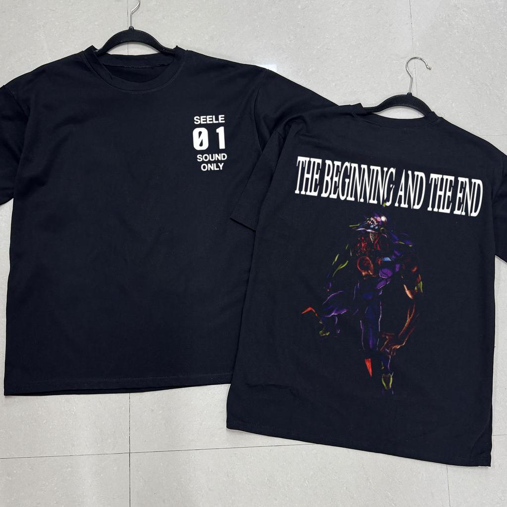 2026 Summer New Arrival Evangelion Pattern Street Style Print Shortsleeve Tshirt Y2k Style Suitable For Both Unisex And Unisex