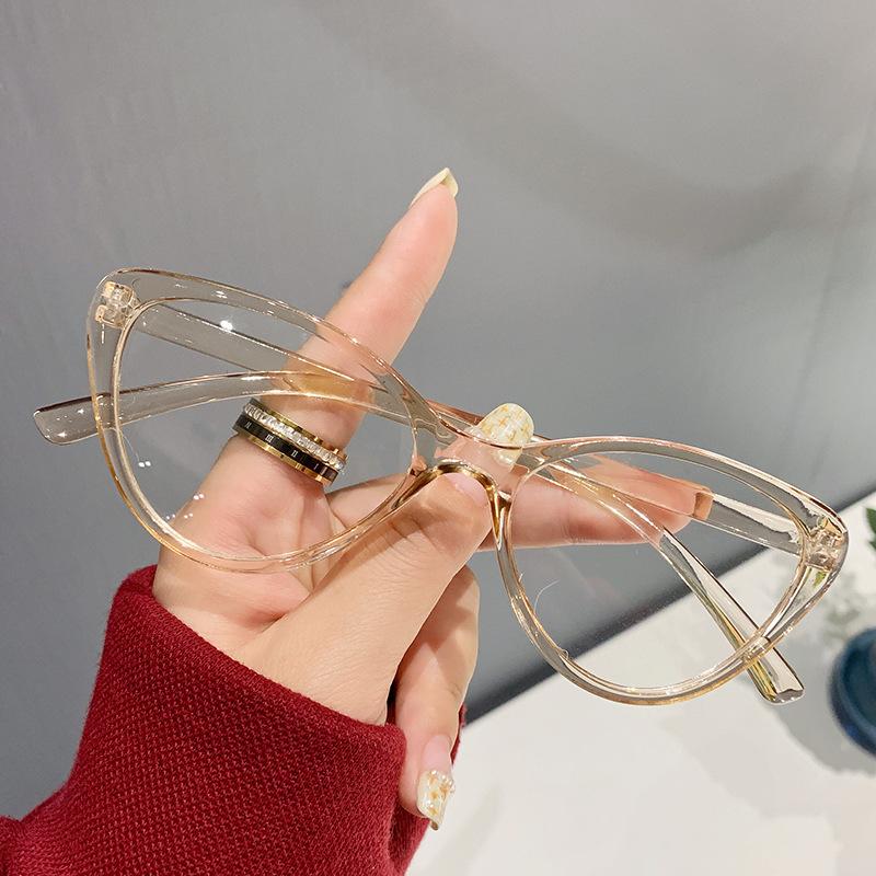 1pc Plastic Frame Cat-Eye Fashion Glasses, Suitable for Men and Women - Perfect For, Daily Wear, or Parties