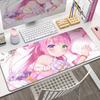 Hololive Anime Kawaii Girl Himemori Luna Mouse Pad Large Laptop Keyboard Mat Non-slip Rubber Base Office Mouse Mats XXL Desk Rug