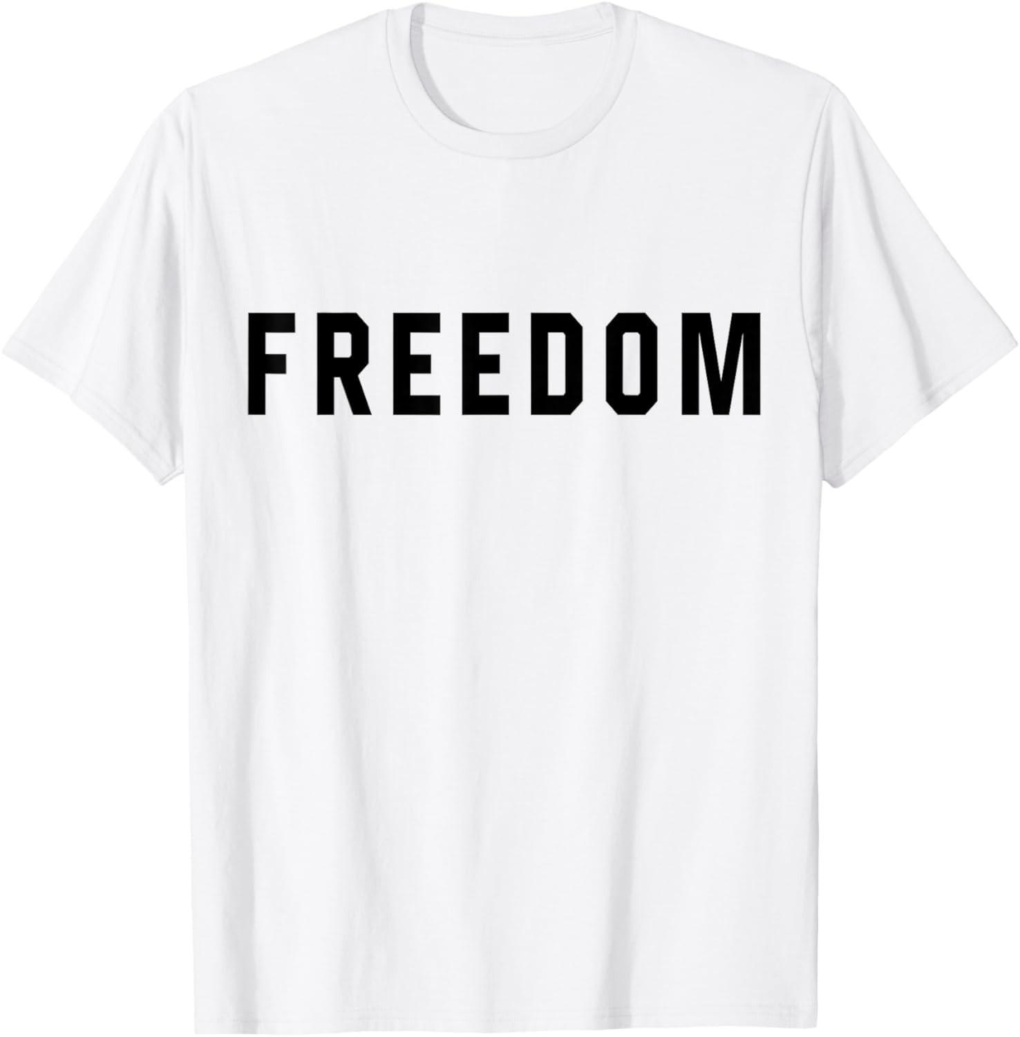 Patriotic Freedom T-Shirt Mens Womens Tees Top unisex T-Shirt Mens Womens Tees Top 2XL