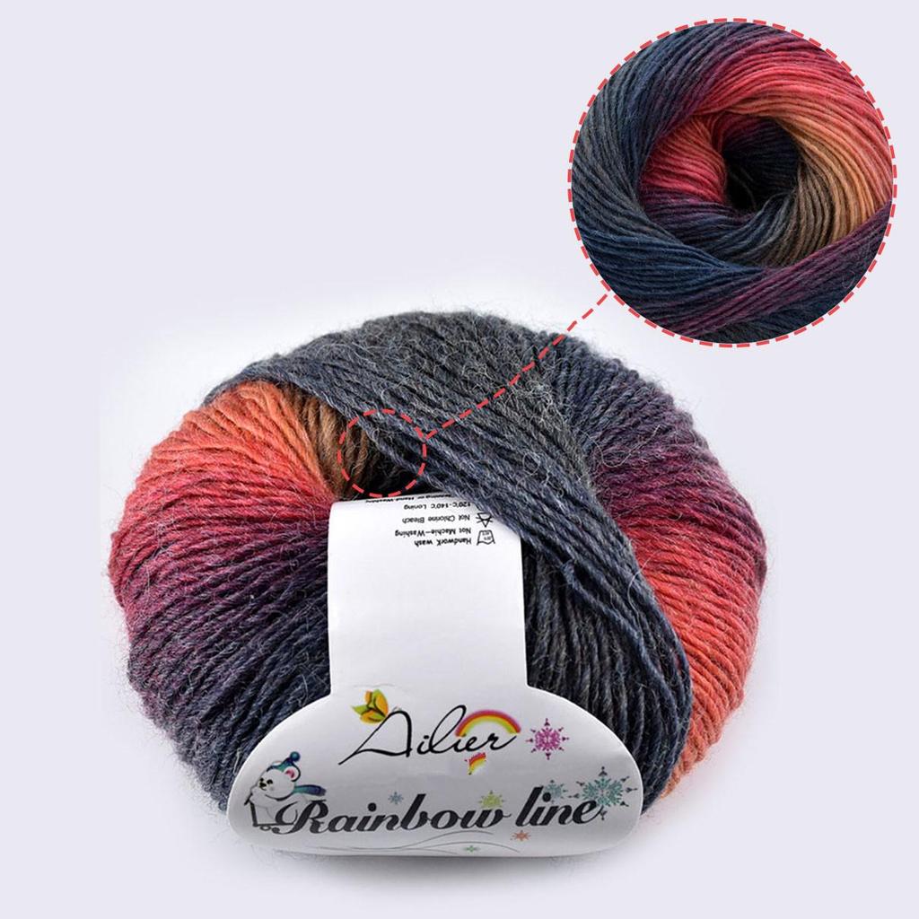 6pcs 300g Amigurumi Wool Yarn Knitting Crochet Yarn Bundle Vibrant DIY Wool Balls for Plush Toys Blankets Premium Craft Yarn Assortment