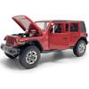4 Door Wrangler Sahara Hard Top SUV Model Car Diecast Toy Cars 1/32 Scale Metal Vehicle Children's Die-cast Vehicles, Doors Open, Light Sound, Toys