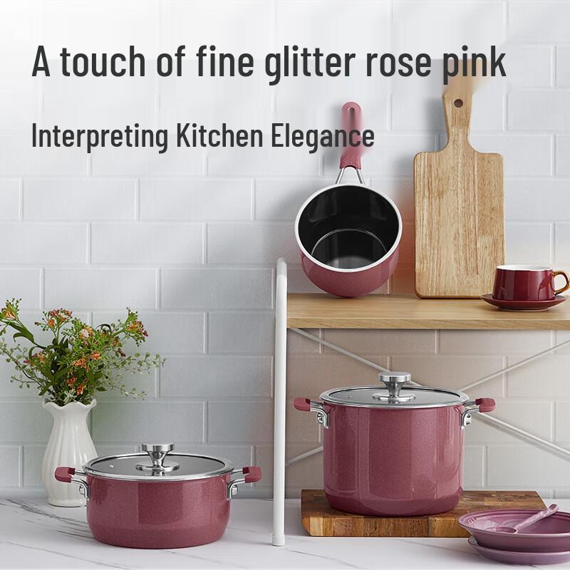 Chuidahuang 22cm Multi-functional Enamel Pot