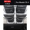 Per Mazda CX-5 2013 - 2026 Protezione Anticalcio Portiera Auto Interni in Pelle Protezione Anti Sporco Adesivi Decorativi Adesivi Accessori