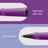 LAMY Safari Violet Blackberry Rollerball Pen Ergonomic Medium Line Width Comfortable for Long Writing Sessions Durable ASA Plastic Includes Black LAMY