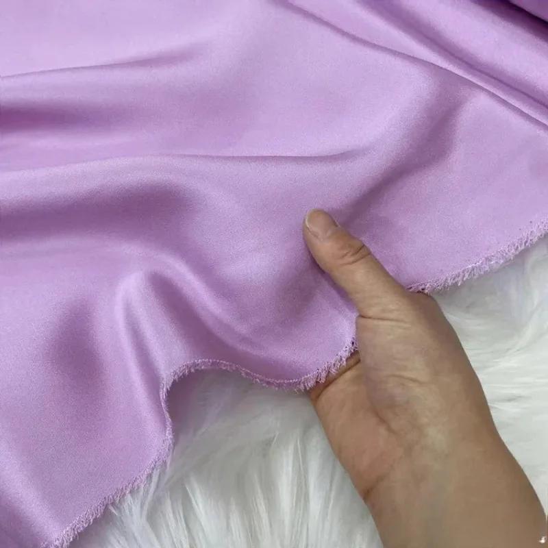 Einfarbig 100% Maulbeerseide 30 Momme Schwerer Seidenkrepp de Chine Stoff Seiden Schwerer Krepp Stoff für Bekleidung Kleider Hosen