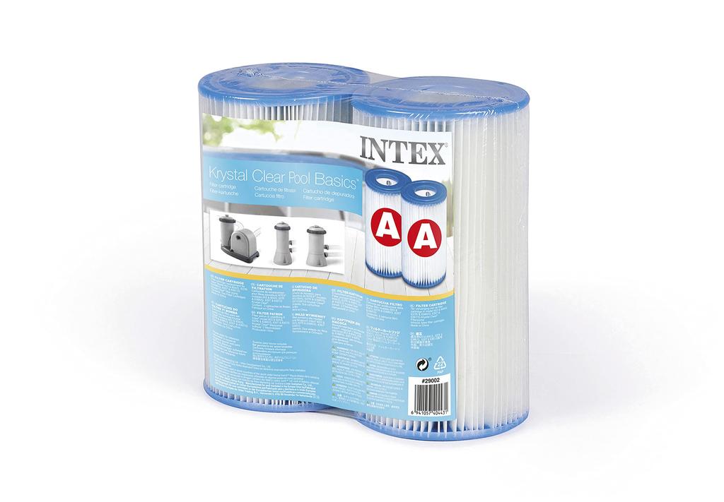 INTEX Filter Cartridge Replacement for Part Number 29002 A, 2-Pack, 28637,