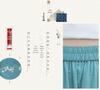 2025 Spring/Summer Women's Ethnic Retro Cotton Linen Embroidered Midi Skirt - Elastic Waist