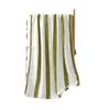 Quick-drying Coral Fleece Bath Towel Soft Thickened Absorbent Wide Striped English Hemming Beach Towel