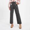 Spring Summer Women's Corduroy Straight Leg Pants, Solid Color Casual Versatile Long Trousers