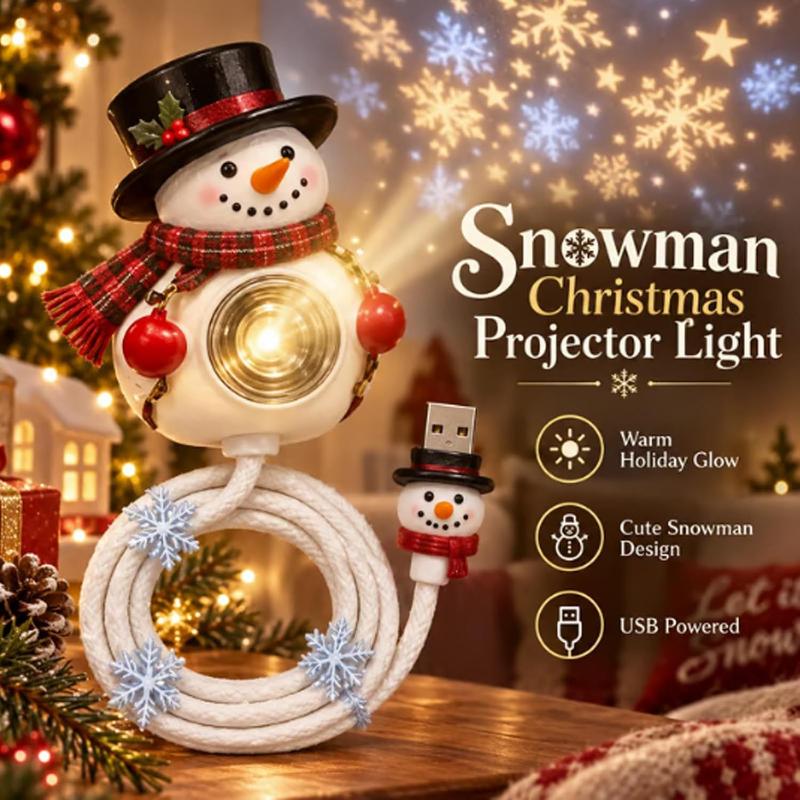 Christmas Projector Light Usb Powered Christmas Night Light With 6+ Holiday Patterns Flexible Tree Lamp For Bedroom Ceiling