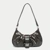 2025 New Underarm Bag Meilad Style Spicy Girl Y2K Handheld Small Bag Retro Waste Earth Style Vintage Leather Shoulder Bag