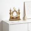 Islamic Eid Mubarak 2D Moon Castles and Quran Acrylic Table Sign Ornament for Ramadans Muslims Party Centerpieces Decors
