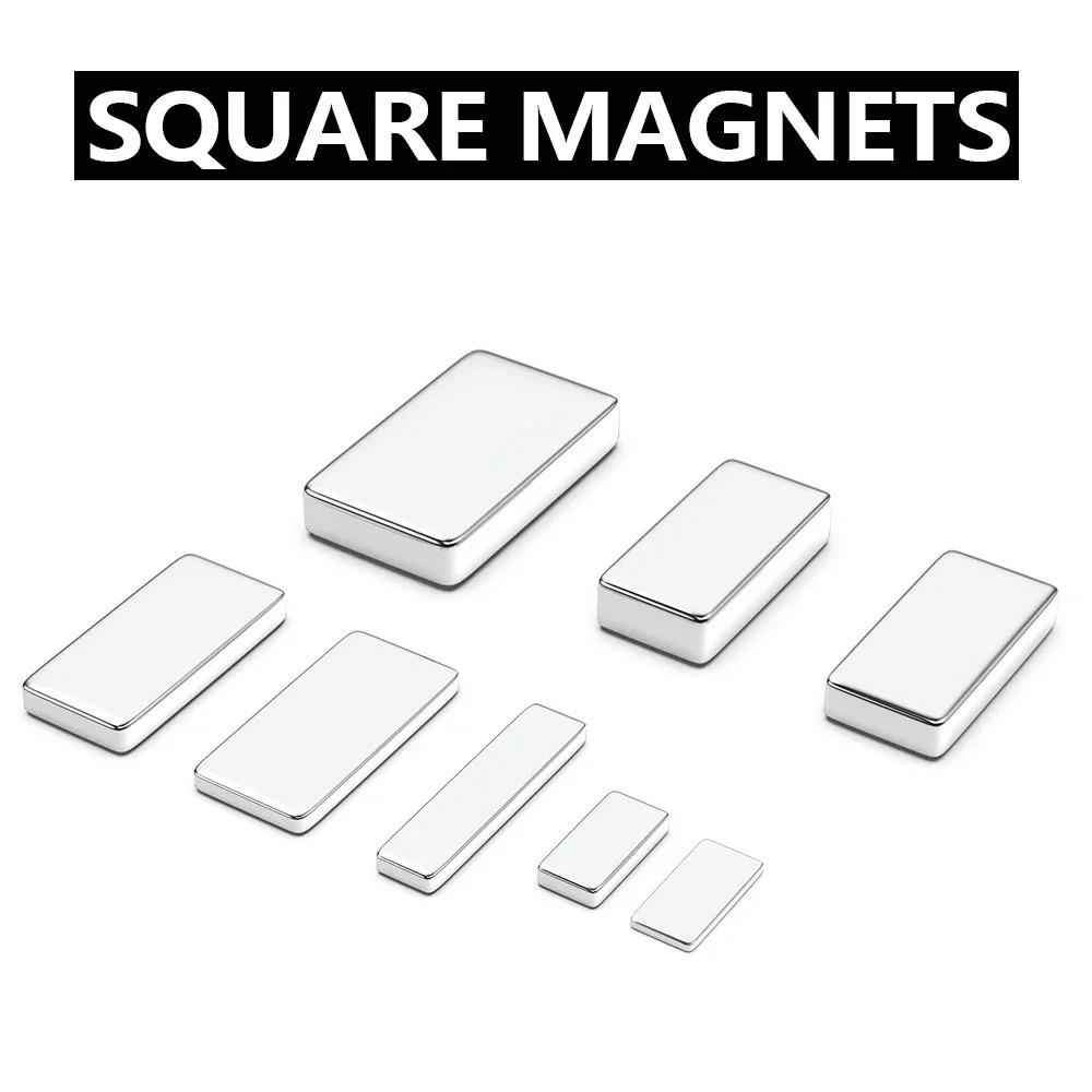 20X10X2 Rectangular Strong Magnetic Force N35 High Strength Neodymium Magnet Suitable Gardening Refrigerator Stickers